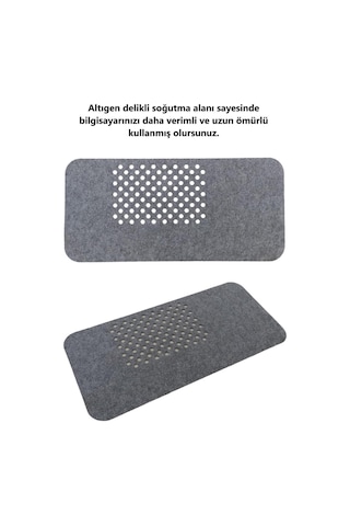 Lexroo Keçe Masa Üstü Mouse Pad Ve Bilgisayar Düzenleyici 70x32 Cm Standart