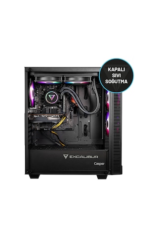 Casper Excalibur E65L.147F-EXT0X-0RD i7-14700F 64 GB 2 TB SSD RTX5060Ti Free Dos Masaüstü Oyuncu Bilgisayarı