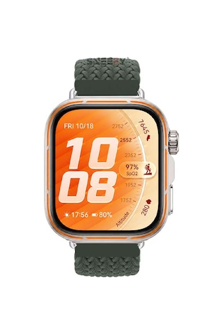 Huawei Watch Fit 5 Pro İle Uyumlu Metal Klipsli Solo Fiberlink Yumuşak Kumaş Örgü Kordon