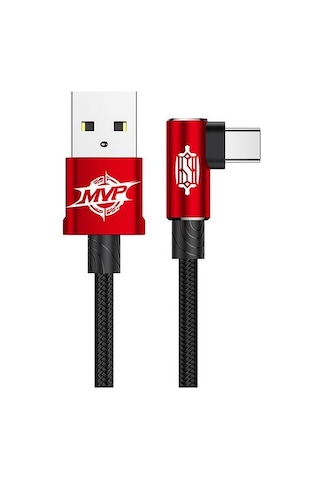 Baseus Type-c Mvp Kablo 1 Metre Siyah Elbow Type Siyah