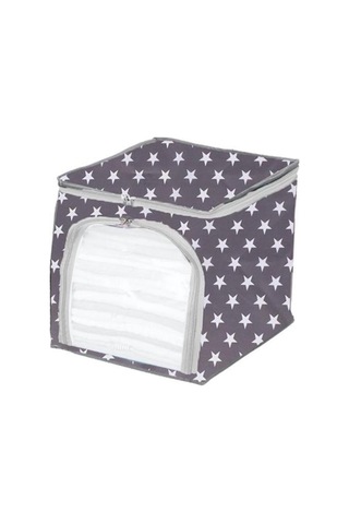 Yıldız Desenli Antrasit Pencereli 30x30 Hurç Antrasit