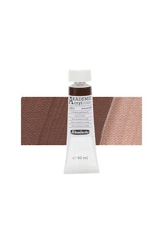 Akademie Akrilik Boya 60ml 669 Burnt Umber Çok Renkli