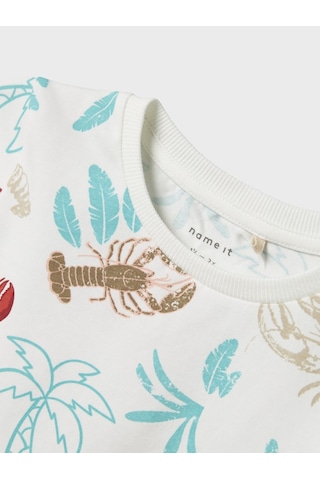 Name It Nmmfelen Ss Top Erkek Çocuk T-shirt 13241293 Cloud Dancer