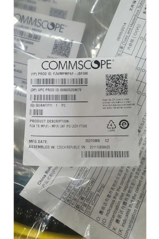 Fiber Optik Mpo Kablo 24 Core Single Mode Korumalı 20 M Fjwmpmpaf