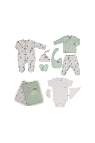 Bibaby Gamer Dinazours 10Lu Set 63187 Yeşil Gri