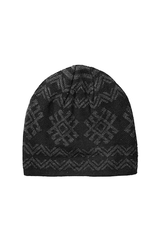 Alaska The Last Frontier Çift Taraflı Doubleface Kumaş Unisex Bere Gri - Siyah