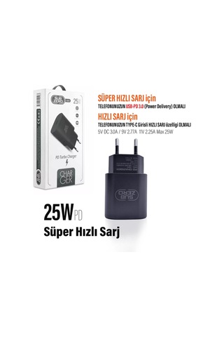 Samsung A25 5g Uyumlu Şarj Aleti Hızlı Type-c 25w Pd Şarj Aleti