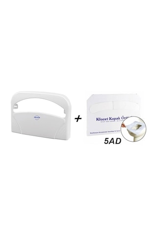 Klozet Kapak Örütüsü 5 Paket 1250 Adet + Palex Beyaz Klozet Örtü