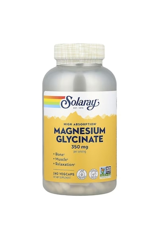 Solaray Magnesium Glycinate Sleep High Absorption 240 Vegcaps