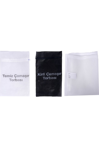 Kirli-Temiz Torba Ve Çamaşır Filesi Acemi-Bedelli Asker Malzemesi Bej