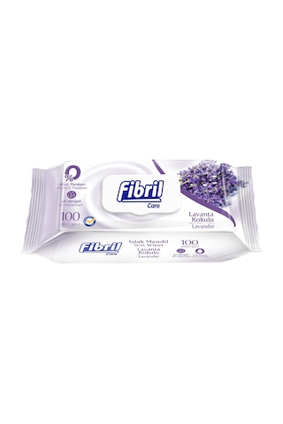 Fibril Care Lavanta Kokulu Islak Mendil 100'Lü