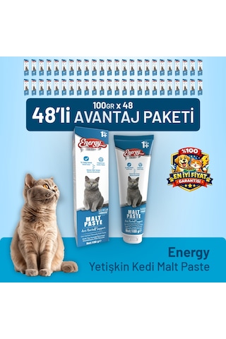 Yetişkin Kedi Malt Paste 100 G - 48 Adet