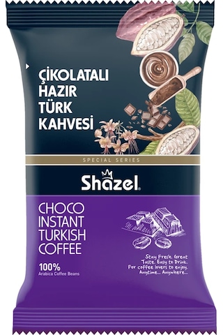 Shazel Çikolatalı Hazır Türk Kahvesi 100 Gr Öğütülmüş