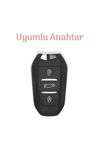 Citroen C3 C4 Elysee C5 Aircross Anahtar Kılıfı Sustasız Model Be