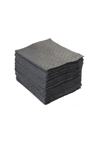 10 Adet Kimyasal Döküntü-sızıntı Emici Gri Ped 40x50 CM