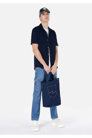 Colin's Colins Cargo Fit Orta Bel Düz Paça Kargo Cep Erkek İndigo Jean Pantolon Cl1068707 Q1.v1 Dn03256 Mavi