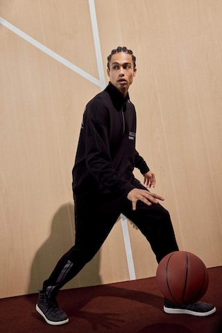 Defacto Defactofit Nba Chicago Bulls Oversize Geniş Kalıp Dik Yaka Fermuarlı Sweatshirt F9813ax25aubk81 Siyah-bk81