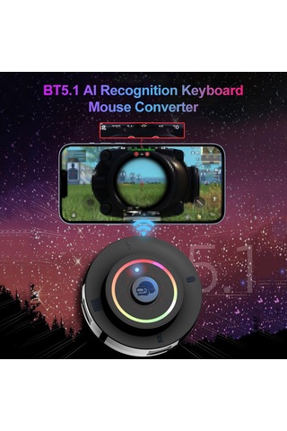Ximistore9 M16 Bt5.1 Kablosuz Fare Klavye Dönüştürücü - Aı Otomatik Atış Kontrolü Ve Akıllı Tıklama Özelliği