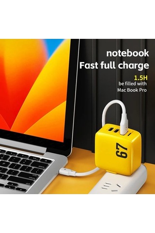 Zyzqstore Gallium Nitride 67w Hızlı Şarj Çoklu Çıkış Pd Cep Şarj Cihazı 1 Adet
