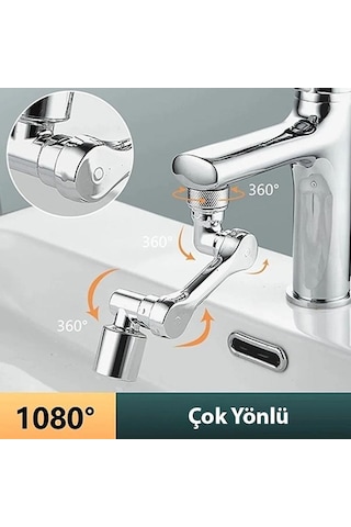 6024 Hareketli 1080 Dönebilen Musluk Ucu Başlığı