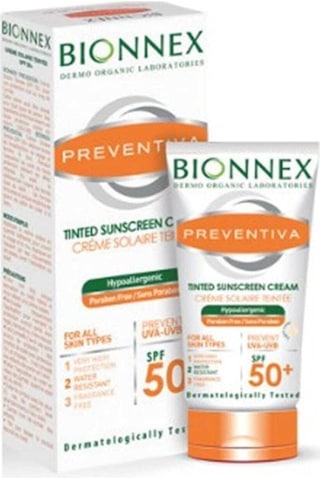 Bionnex Preventiva Tinted Kapatıcı Özellikli Güneş Kremi Spf 50+ 50 ML
