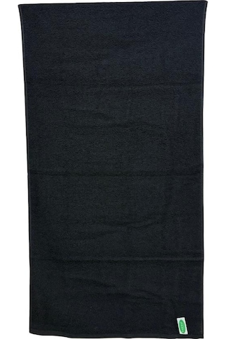 Kuaförler İçin Yüksek Emici A Kalite Baş Havlusu 90x50 Cm Siyah Siyah