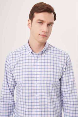 Bisse Erkek Regular Fit Paşa Yaka Spor Gömlek Mavi Gm23y231036 D35 Mavi