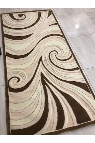Saray Halı 3B 11258-J Bej 97X206 Krem 2 M2 Halı !