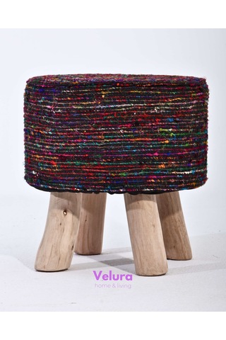 Silk Black - Puf Pembe