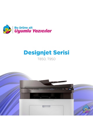 Hp Uyumlu Tonermax 738 498n4a 130 Ml Siyah Kartuş / Designjet T850 / T950