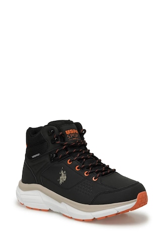 U.s. Polo Assn. Henry 4pr Siyah Erkek Waterproof Outdoor Bot Siyah