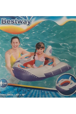 Bestway 34106 Kruvazor/Uzay Gemisi Çocuk Bot Firsat Çok Renkli