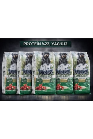 Melse Lamb & Rice Kuzu Etli Pirinçli Yetişkin Köpek Maması 15 Kg