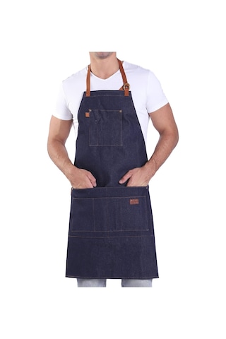 Cepli Kot Önlük Uzun Bağcıklı Büyük Önlük Ayarla Mavi, Diğer