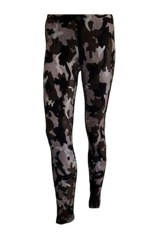 Besttrend Kadın Kamuflaj Fitilli Kadife Tayt (114)