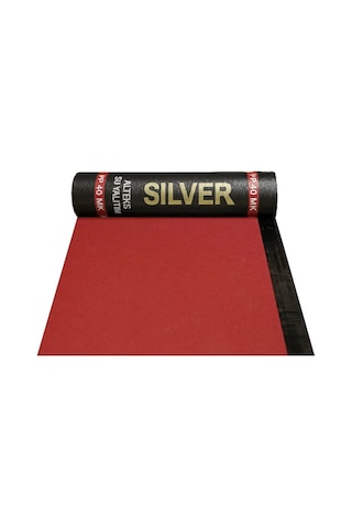 Alteks Silver Kırmızı Düz Kumlu Su Yalıtım Membranı Şingıl