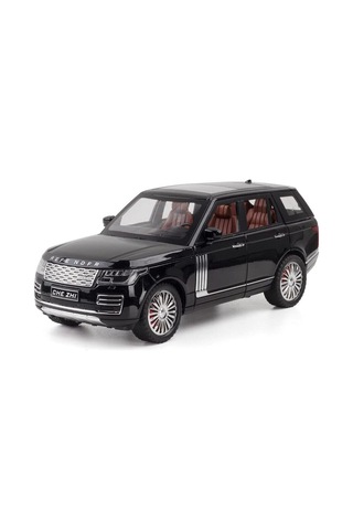 Scowetto Range Rover Land Jip Tarzı Araba Diecast Model Araba 1:24 Siyah Range Rover Model Diecast Araba