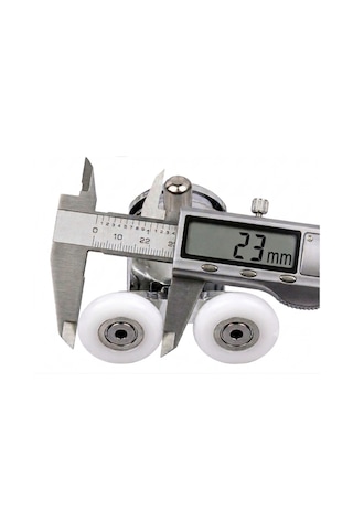 Duşakabin Alt Tekeri Sürgülü Cam Kabin Metal Gövdeli Krom Kaplama Rulmanlı Teker Teker Çapı 23 Mm