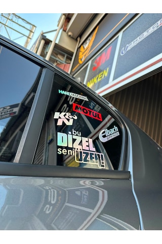5 Li Oto Sticker Seti Motul 0
