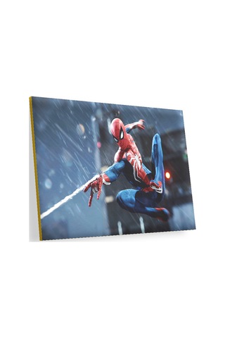 Cakasepetim Spider-man Ağ Fırlatıyor Ahşap Mdf Tablo