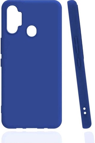 Tecno Spark 7 Pro Kılıf Zore Biye Silikon Mavi