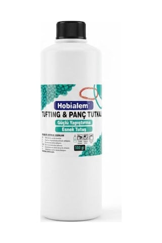Hobialem Punch Ve Tufting Halı Tutkalı 500 Gr Şeffaflaşan Güçlü Esnek Panç Yapıştırıcı