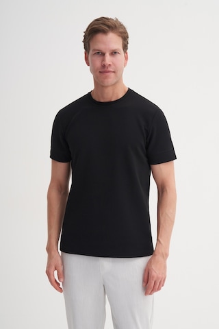 Cazador Slim Fit Erkek Premium Spor Basıc İnce Tshirt 42020 Siyah