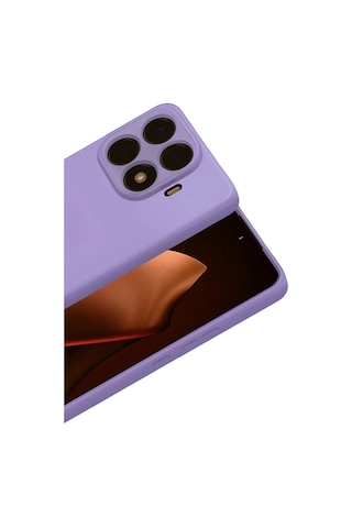 Newface Xiaomi Mi 15t Pro Nano İçi Kadife Silikon - Lila