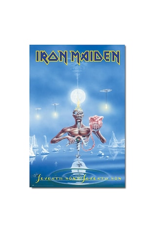 Grupo Erik Heavy Metal Poster - Iron Maiden Poster Seventh Son Of A Seventh Son - Dekorasyon Oturma Odası Veya Yatak Od
