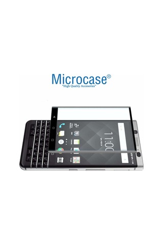 Microcase Blackberry Keyone 3D Curved Tam Kaplayan Tempered Glass