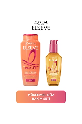 ELSEVE Dream Long Mükemmel Düz Pürüzsüzleştirici Serum & Onarıcı Bakım Şampuanı 400ML