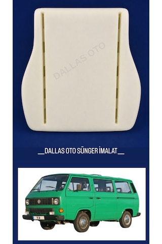 Volkswagen T-3 Uyumlu Model Oto Koltuk Oturak Süngeri 1980-1992 1
