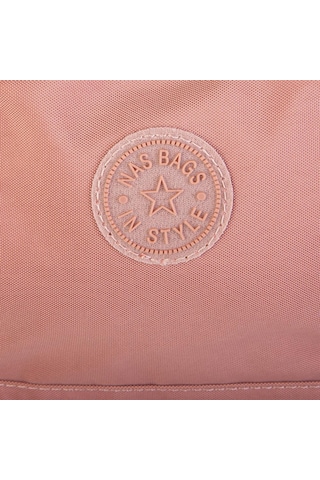 Nas Bag Küçük Kadın Sırt Çantası Gül Kurusu Gül Kurusu