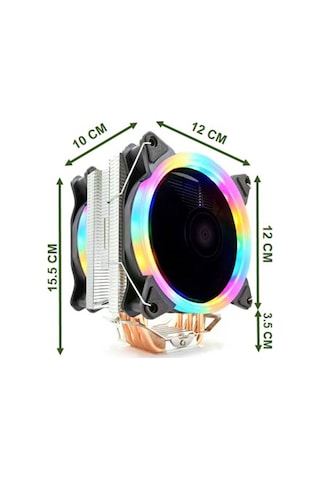 Snowman T6 Ultra 6 Bakır Kanallı Rainbow Cooler Fan